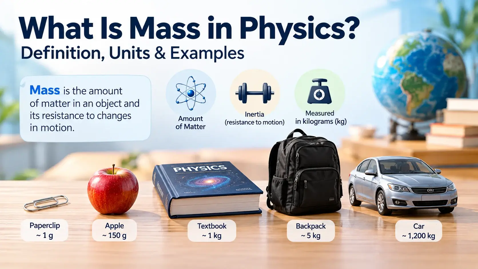 What Is Mass in Physics? Definition, Units & Examples